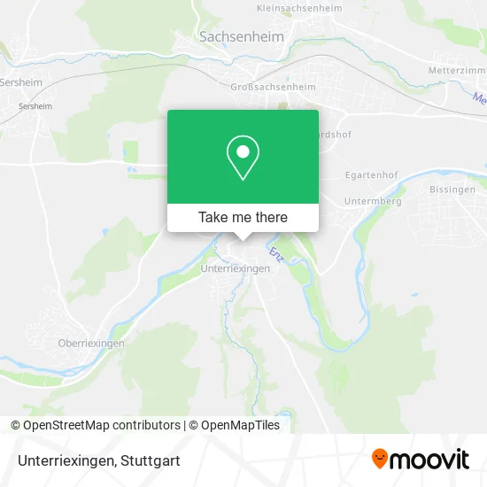 Карта Unterriexingen