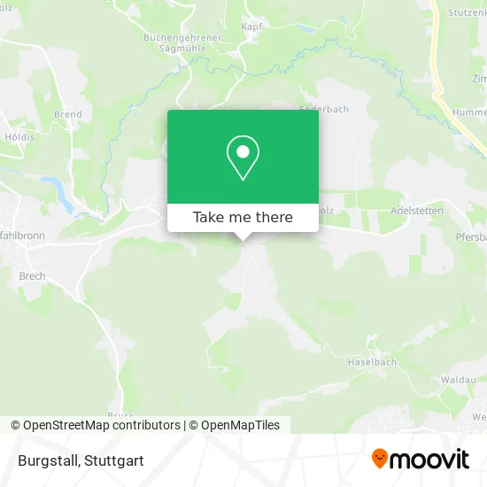 Карта Burgstall