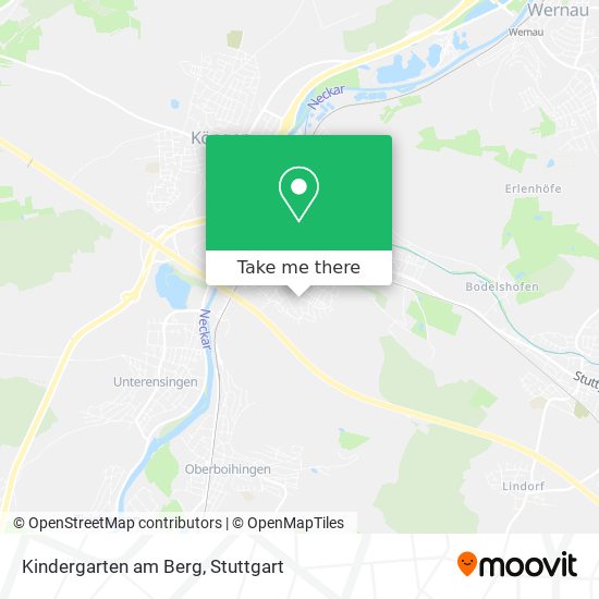 Карта Kindergarten am Berg