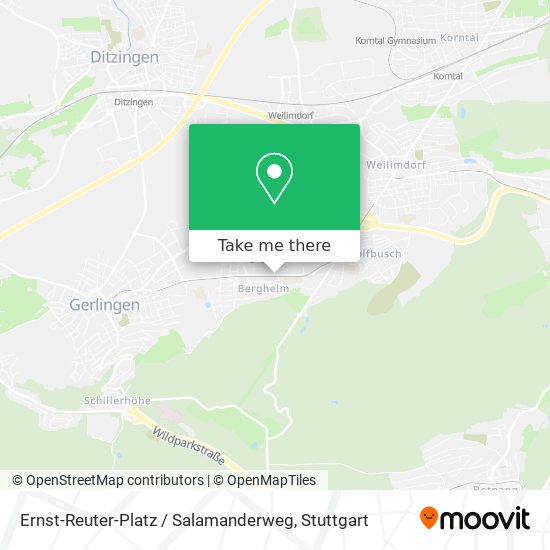 Ernst-Reuter-Platz / Salamanderweg map