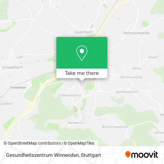Карта Gesundheitszentrum Winnenden