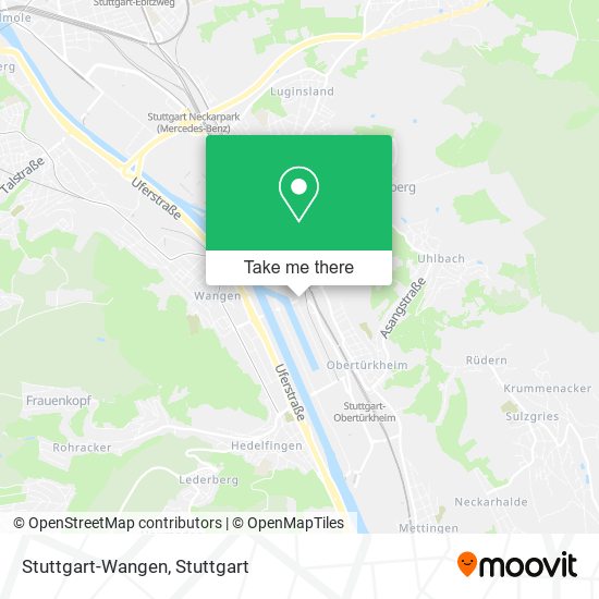 Карта Stuttgart-Wangen