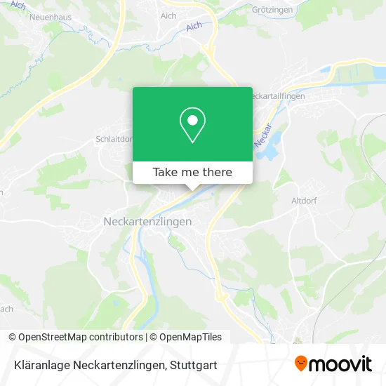 Карта Kläranlage Neckartenzlingen