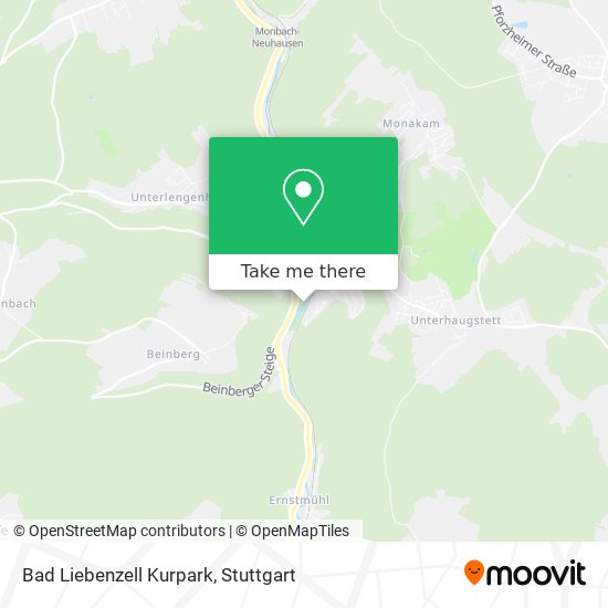 Bad Liebenzell Kurpark map