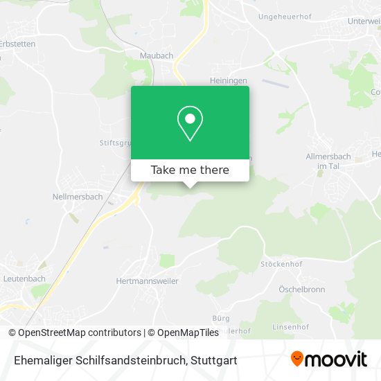 Ehemaliger Schilfsandsteinbruch map