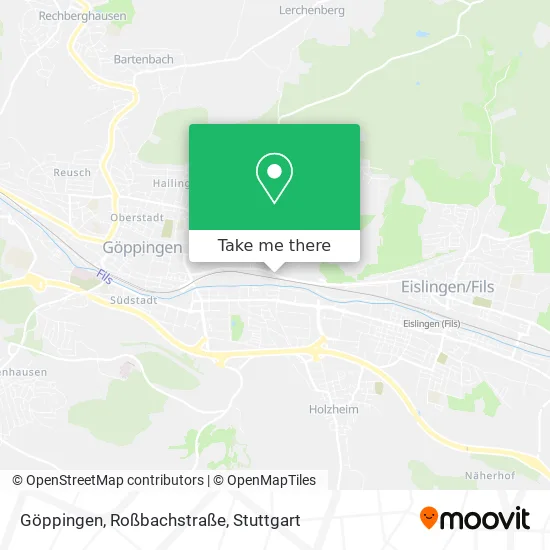 Карта Göppingen, Roßbachstraße