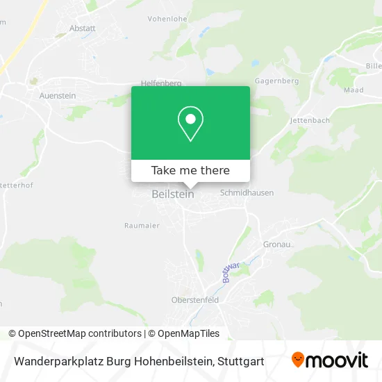 Карта Wanderparkplatz Burg Hohenbeilstein