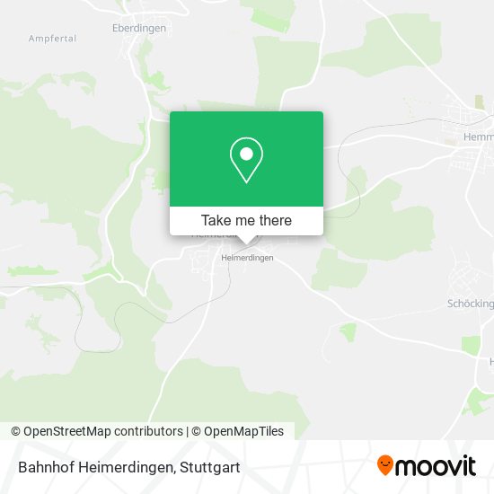 Bahnhof Heimerdingen map