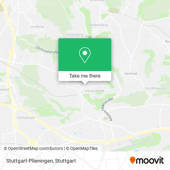 Карта Stuttgart-Plieningen