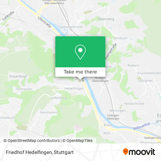 Карта Friedhof Hedelfingen