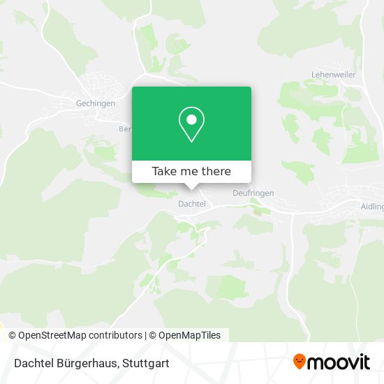 Dachtel Bürgerhaus map