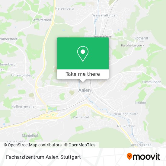 Facharztzentrum Aalen map