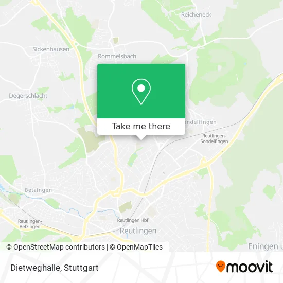 Карта Dietweghalle