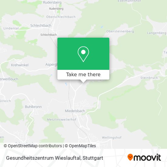 Gesundheitszentrum Wieslauftal map