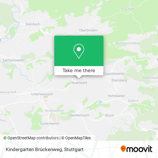 Kindergarten Brückenweg map