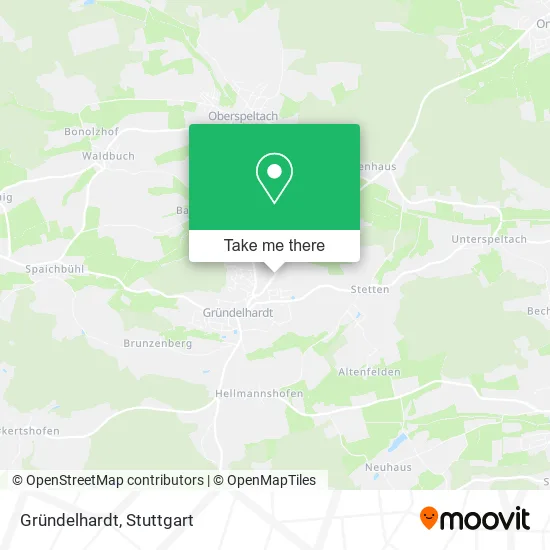 Карта Gründelhardt