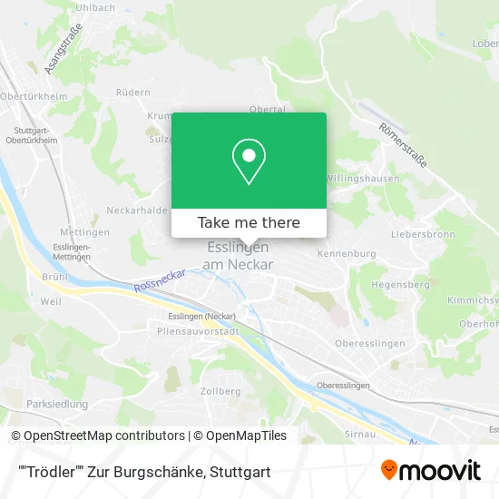 Карта ""Trödler"" Zur Burgschänke