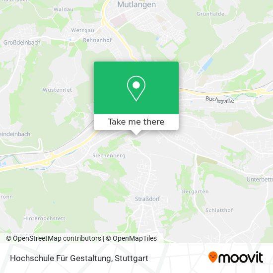 Hochschule Für Gestaltung map