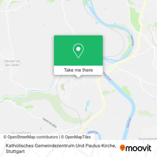 Карта Katholisches Gemeindezentrum Und Paulus-Kirche