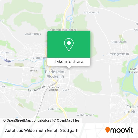Autohaus Wildermuth Gmbh map
