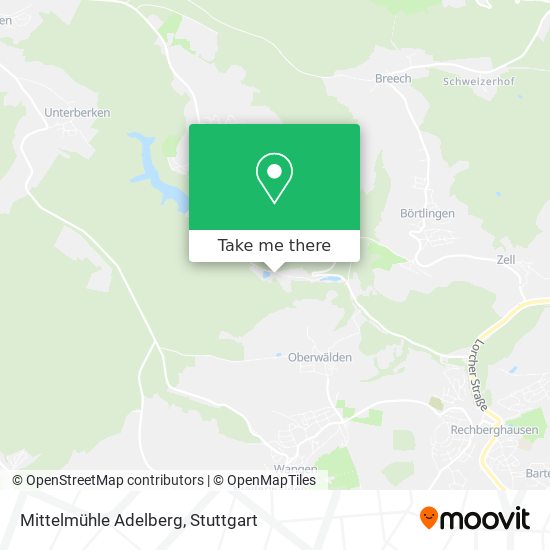 Mittelmühle Adelberg map