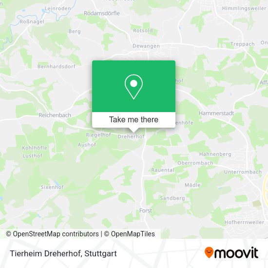 Карта Tierheim Dreherhof
