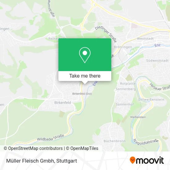 Карта Müller Fleisch Gmbh