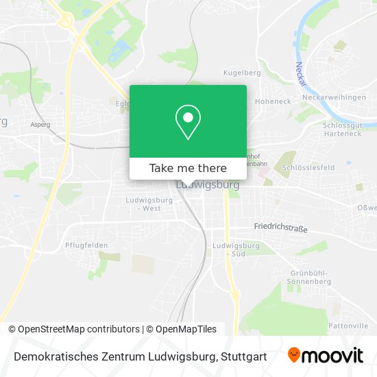 Demokratisches Zentrum Ludwigsburg map