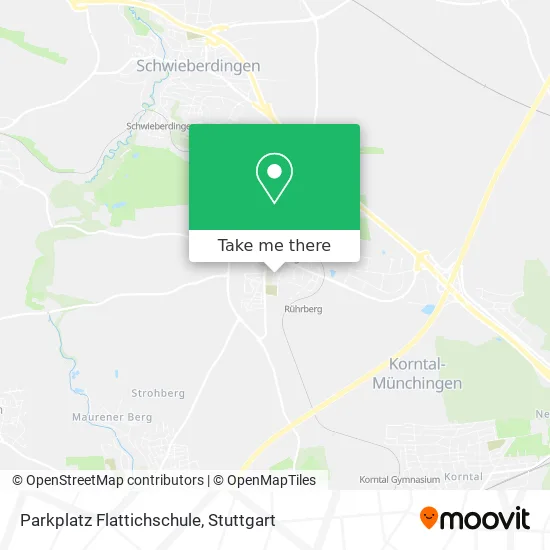 Карта Parkplatz Flattichschule