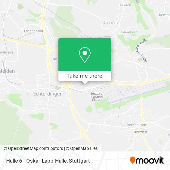 Halle 6 - Oskar-Lapp-Halle map