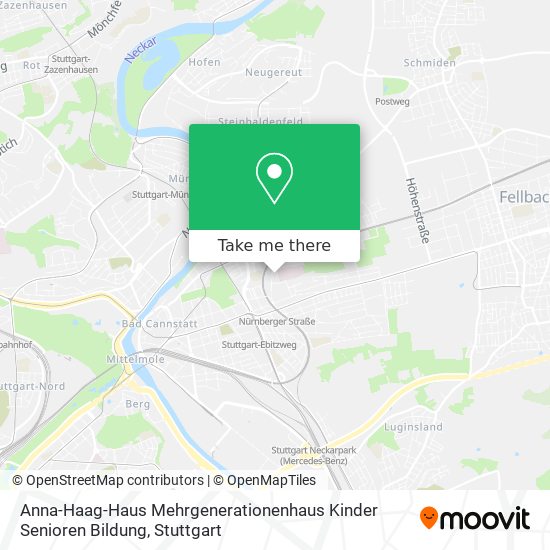Anna-Haag-Haus Mehrgenerationenhaus Kinder Senioren Bildung map