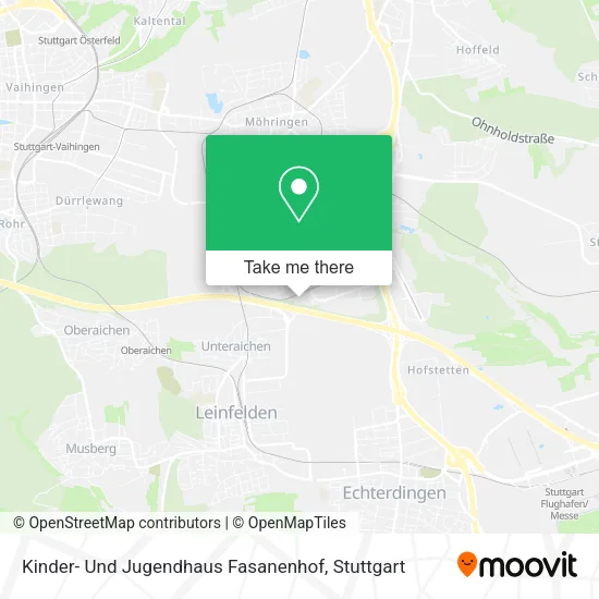 Карта Kinder- Und Jugendhaus Fasanenhof
