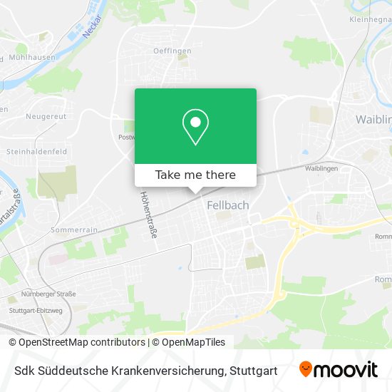 Sdk Süddeutsche Krankenversicherung map