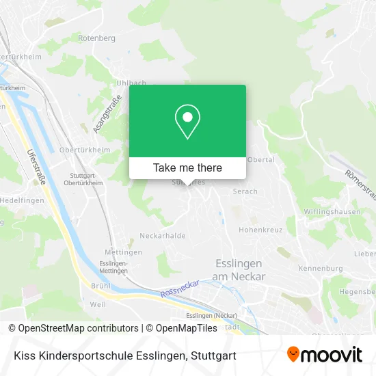Карта Kiss Kindersportschule Esslingen