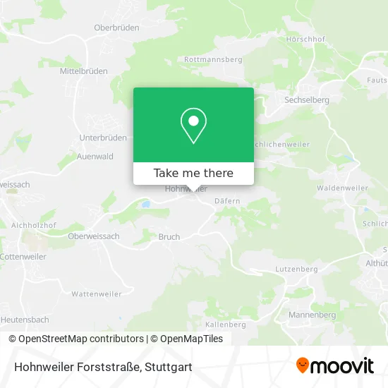 Карта Hohnweiler Forststraße