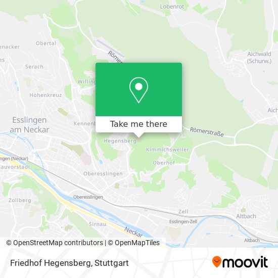 Friedhof Hegensberg map