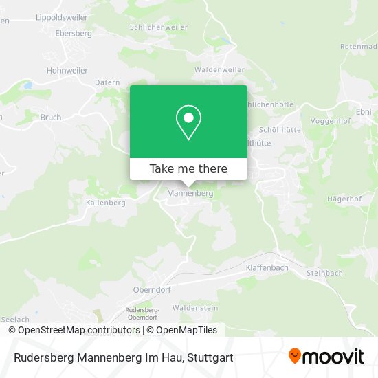 Rudersberg Mannenberg Im Hau map