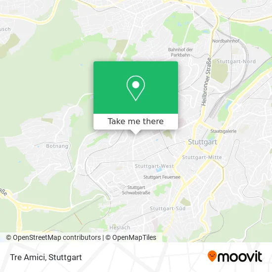 Карта Tre Amici