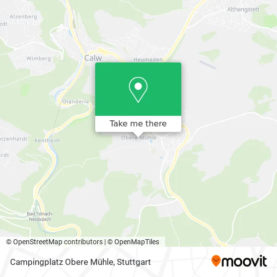 Карта Campingplatz Obere Mühle