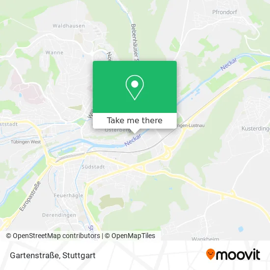 Карта Gartenstraße