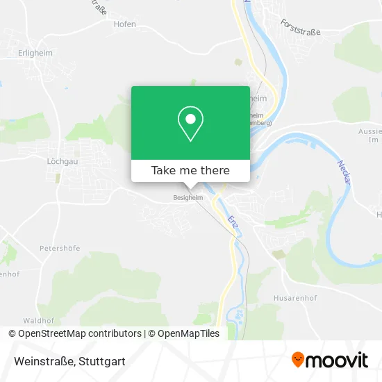 Карта Weinstraße
