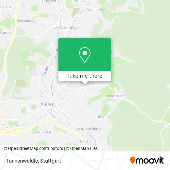 Карта Tannenwäldle