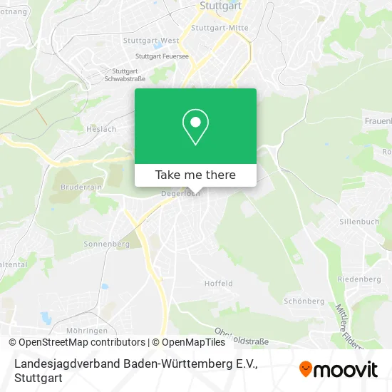 Карта Landesjagdverband Baden-Württemberg E.V.