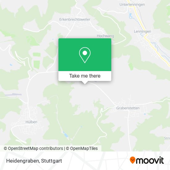 Heidengraben map