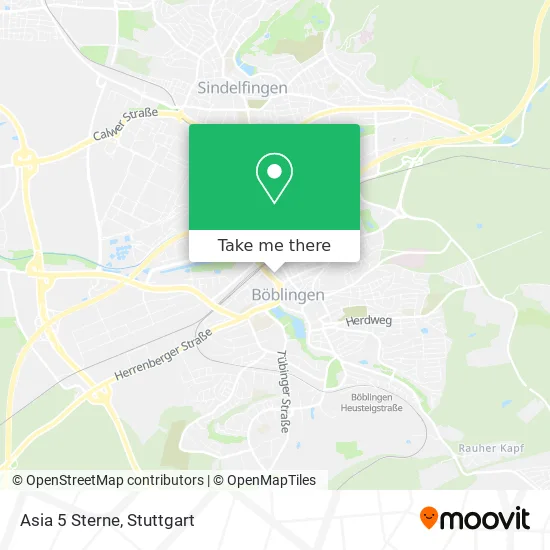 Карта Asia 5 Sterne