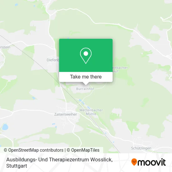 Карта Ausbildungs- Und Therapiezentrum Wosslick