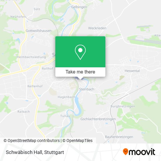 Schwäbisch Hall map