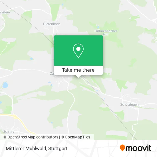 Карта Mittlerer Mühlwald