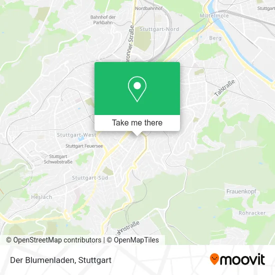 Карта Der Blumenladen
