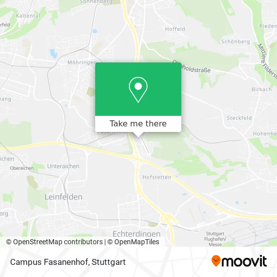 Карта Campus Fasanenhof